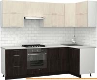 Кухня S-Company Клео крафт 1.2x2.5 правая (угольный камень/шелковый камень) картинка