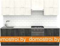 Кухня S-Company Клео крафт 2.7 (северное дерево темное/северное дерево светлое) картинка