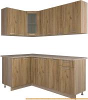 Кухня Интерлиния Мила 12x19 (дуб золотой) картинка