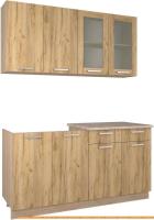 Кухня Интерлиния Мила 16 (дуб золотой) картинка