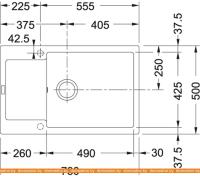 Кухонная мойка Franke Maris MRG 611 D (графит) картинка