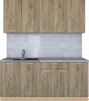 Кухня Интерлиния Мила Лайт 1.8 (дуб золотой) картинка