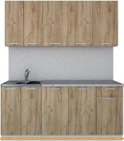 Кухня Интерлиния Мила Лайт 1.8-60 (дуб золотой) картинка