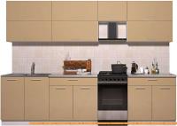 Кухня Интерлиния Мила Gloss 50-29 (капучино глянец) картинка