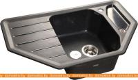 Кухонная мойка GranFest GF-C800E (черный) картинка