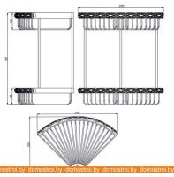 Полка ZorG AZR U-4 SL (угловая) картинка