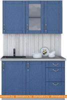 Кухня Интерлиния Мила Крафт 1.3Б (дуб лазурный) картинка