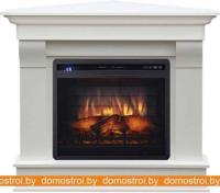 Комплект камина Smolcom Albion Corner V23 c Royal Flame Vision 23 EF LED 3D FX (бьянко) картинка