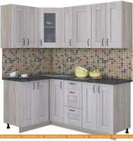 Кухня Интерлиния Мила Хольц 12x19 (шимо светлый) картинка