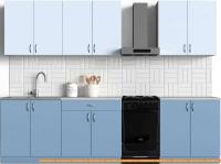 Кухня S-Company Клео колор 2.4 (капри синий/лазурный) картинка