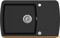 Кухонная мойка Aquasanita Lira SQL101AW (black metallic 601) картинка