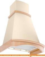 Вытяжка Elikor Ротонда 60П-650-П3Л (бежевый 1013/дуб неокрашенный) картинка