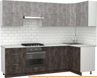 Кухня S-Company Клео крафт 1.2x2.6 правая (ателье темное/ателье светлое) картинка