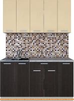 Кухня Интерлиния Мила Лайт 1.5 (ваниль/дуб венге) картинка