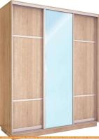 Шкаф-купе Евва 176 SS.02 АЭП ШК.3 03 (сонома/серебро) картинка