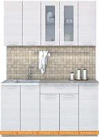 Кухня Интерлиния Мила 15 (вудлайн кремовый) картинка