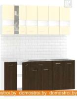 Кухня Кортекс-мебель Корнелия Экстра 1.8 без столешницы (венге светлый/венге) картинка