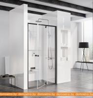Душевая дверь Ravak Pivot PDOP2-120 (черный/прозрачный) картинка