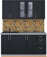 Кухня Интерлиния Мила Крафт 1.6Б (дуб английский) картинка