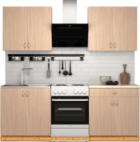 Кухня S-Company Клео лайт 1.6 (дуб молочный/дуб молочный) картинка