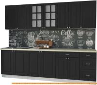 Кухня Интерлиния Мила Деко 2.6 Б (пепел/опал светлый) картинка