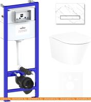 Унитаз Lavinia Boho Relfix Biore Rimless 6 в 1 75110186 (statuary иск. камень) картинка