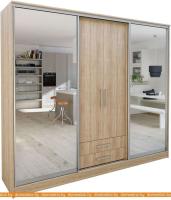 Шкаф-купе SV-Мебель Ж №20 2.7 (дуб сонома) картинка