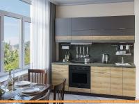 Кухня Vivat Mebel Терра-01 (смоки софт/ель карпатская) картинка