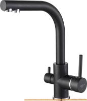 Смеситель Aquasanita Akvaduo 2663 (черный металлик) картинка