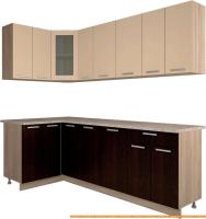 Кухня Интерлиния Мила 12x23 (ваниль/дуб венге) картинка