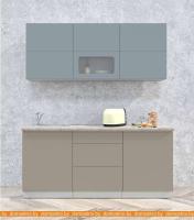 Кухня Интерлиния Мила Матте 1.8 А (океан/луна/травертин серый) картинка