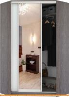 Шкаф-купе Кортекс-мебель Сенатор ШК30 Классика ДСП с зеркалом (береза/белый) картинка