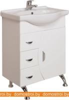 Тумба под умывальник Onika Луна 60.106 (белый) 106005 картинка