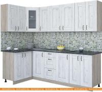 Кухня Интерлиния Мила Хольц 12x24 (дуб белый) картинка