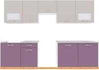 Кухня ВерсоМебель Эко-5 2.8 (виола/кашемир) картинка