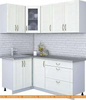 Кухня Интерлиния Мила Крафт 1.2x1.8 (дуб полярный) картинка