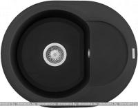 Кухонная мойка Elleci Easy Round 600 Full Black 40 картинка