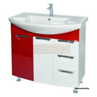 Тумба Аквародос Премиум 90 красный картинка