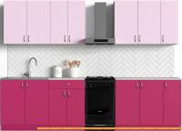 Кухня S-Company Клео колор 2.5 (малиновый/лаванда) картинка