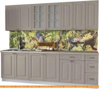 Кухня Интерлиния Мила Деко 2.5 Б (луна/травертин серый) картинка