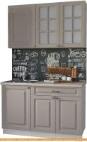 Кухня Интерлиния Мила Деко 1.3 А (луна/травертин серый) картинка