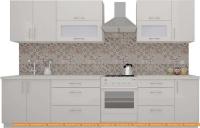 Кухня ВерсоМебель ВерсоЛайн 8-2.6 (белый 001) картинка