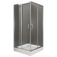 Душевой уголок BelBagno UNO-A-2-90-P-Cr рифленое стекло 90x90 картинка
