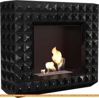 Биокамин Kratki Egzul (черный, с кристаллами Swarovski, блестящий) картинка