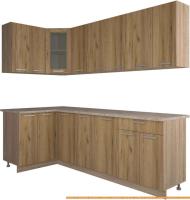 Кухня Интерлиния Мила 12x24 (дуб золотой) картинка