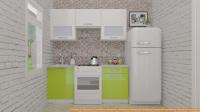 Кухня ВерсоМебель ЭкоЛайт-6 1.8 (белый/лайм яркий) картинка
