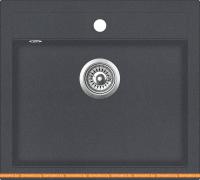Кухонная мойка Aquasanita Quadro SQQ100W (графит 222) картинка