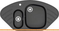 Кухонная мойка MARRBAXX Модель 23 (черный Q4) картинка