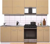 Кухня Интерлиния Мила Gloss 60-23 (капучино глянец) картинка