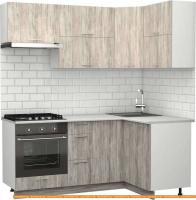 Кухня S-Company Клео крафт 1.2x1.9 правая (артвуд темный/артвуд светлый) картинка